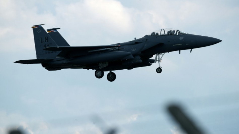  F-15 fighters arrive in Middle East: US military 