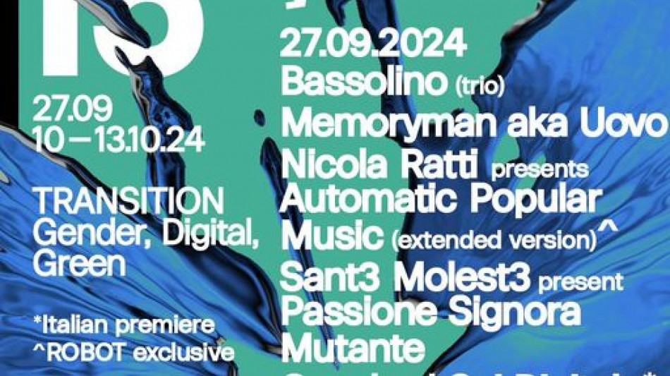 Robot Festival a Bologna, musica elettronica e arti digitali