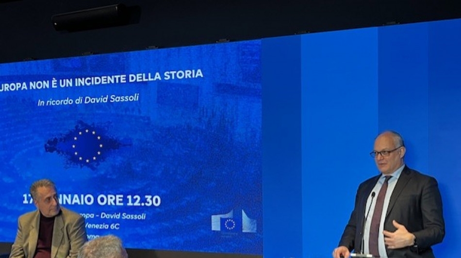 L'Eurocamera ricorda Sassoli, 'l'Ue non è un incidente storia'