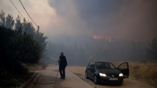 Dans la banlieue d'Athènes l'anxiété s'épaissit à l'instar de la fumée des incendies