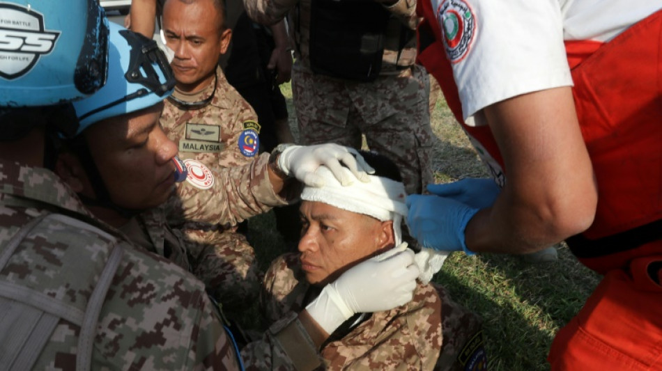  Au moins cinq Casques bleus blessés au Liban où Israël intensifie ses frappes 