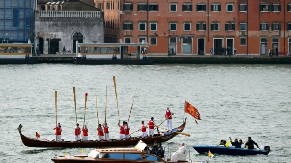 A Venise, le pape met en garde contre les dangers du surtourisme