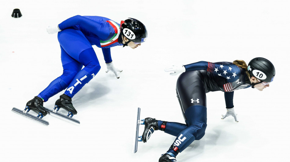 Mondiali short track: quattro medaglie Italia, Fontana bronzo