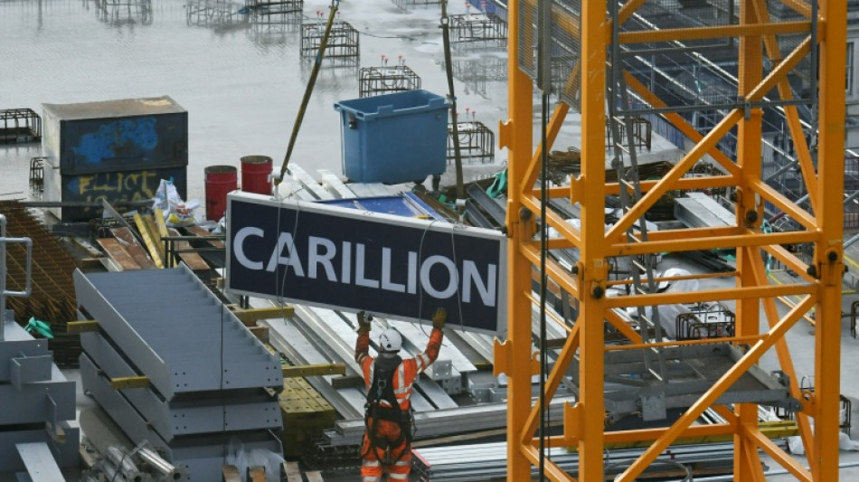 Faillite de Carillion: plainte à 1,3 milliard de livres contre KPMG