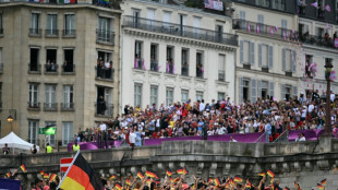 Fröhlich und sympathisch: Deutsches Team auf der Seine