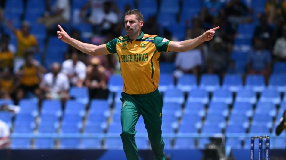 South Africa's Nortje ruled out of Champions Trophy