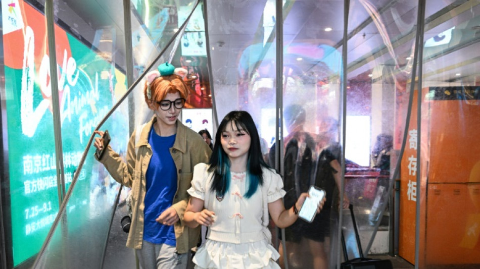 Young Chinese women hire female cosplayers to play dream men 