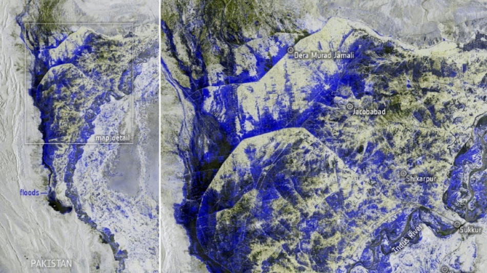 ESA: Monsunregen in Pakistan dieses Jahr zehn Mal heftiger als normalerweise