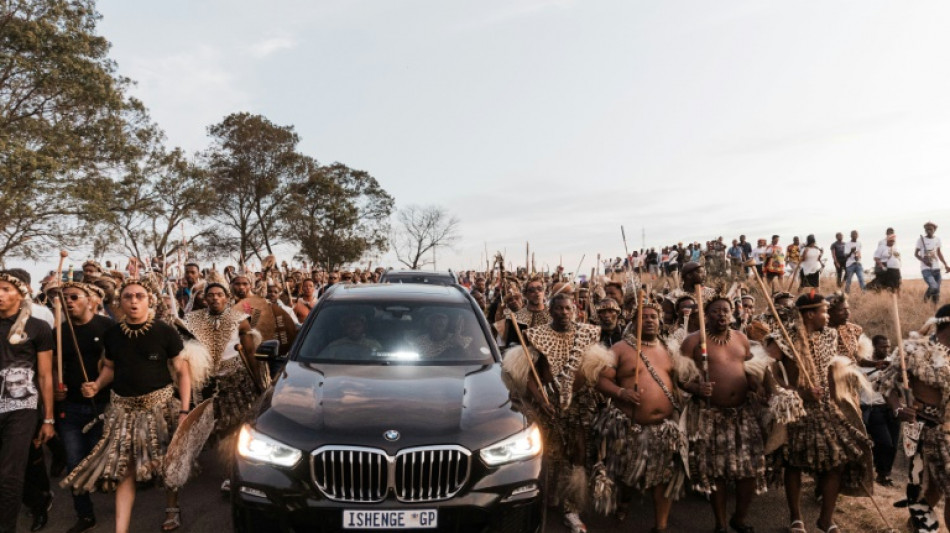 Afrique du Sud: funérailles du faucon zoulou, Mangosuthu Buthelezi