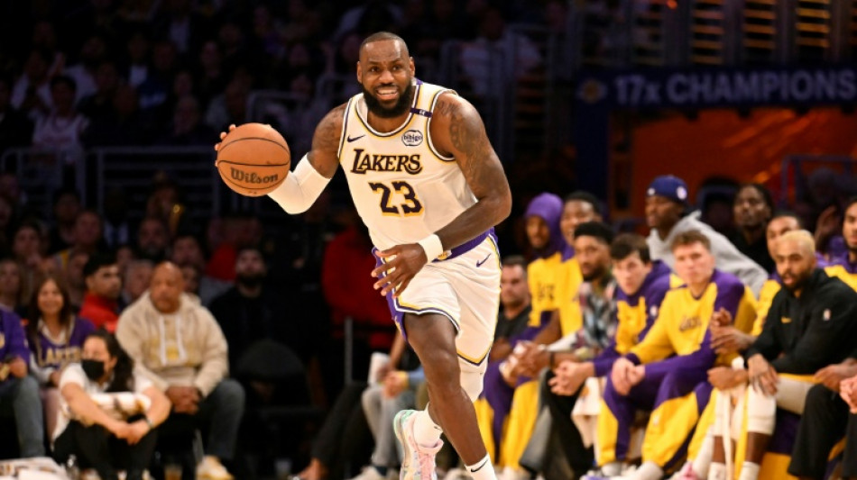 James triple-double helps Lakers hold off Kings, Clippers down Nuggets