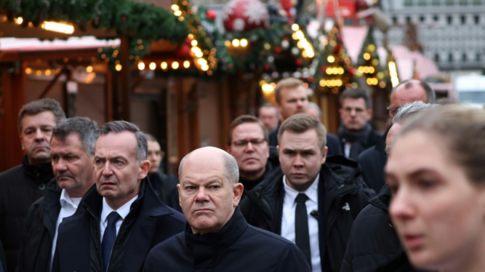 Scholz visits site of deadly Christmas market attack