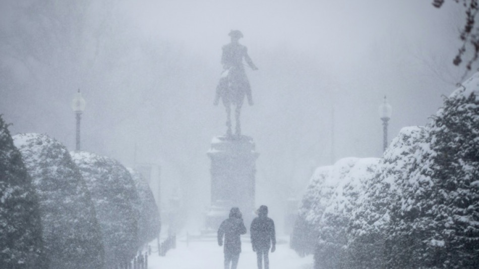 Boston ties snow record as 'bomb cyclone' batters eastern US