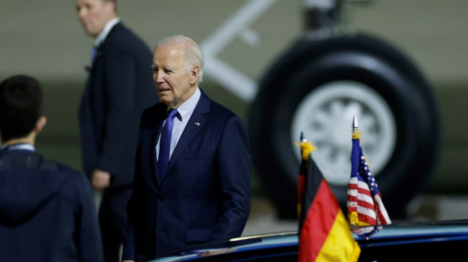 Joe Biden arrive à Berlin pour une visite d'adieu