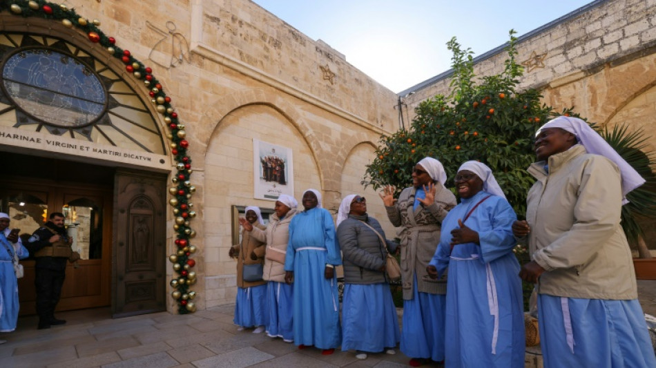  Noël à Bethléem, une "échappatoire" à la guerre pour les chrétiens de Terre sainte 