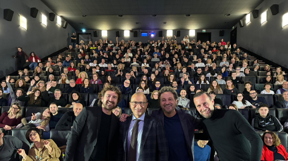 Siani e Pieraccioni show ad Ancona, 'Io e te dobbiamo parlare'