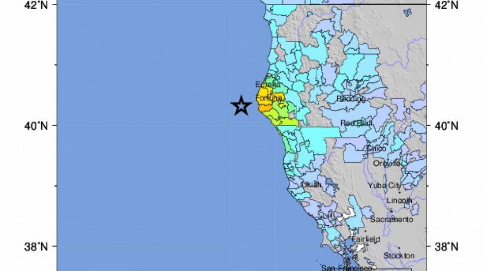 Sisma magnitudo 7 vicino costa California, allerta tsunami