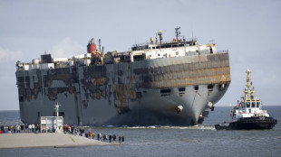 Ausgebrannter Auto-Frachter hat Hafen an Grenze zu Deutschland erreicht