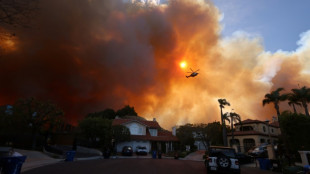 Incêndio florestal causa pânico em subúrbio de Los Angeles